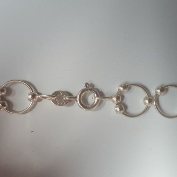 Sterling Silver Collar Length Necklace - Picture 3 of 3